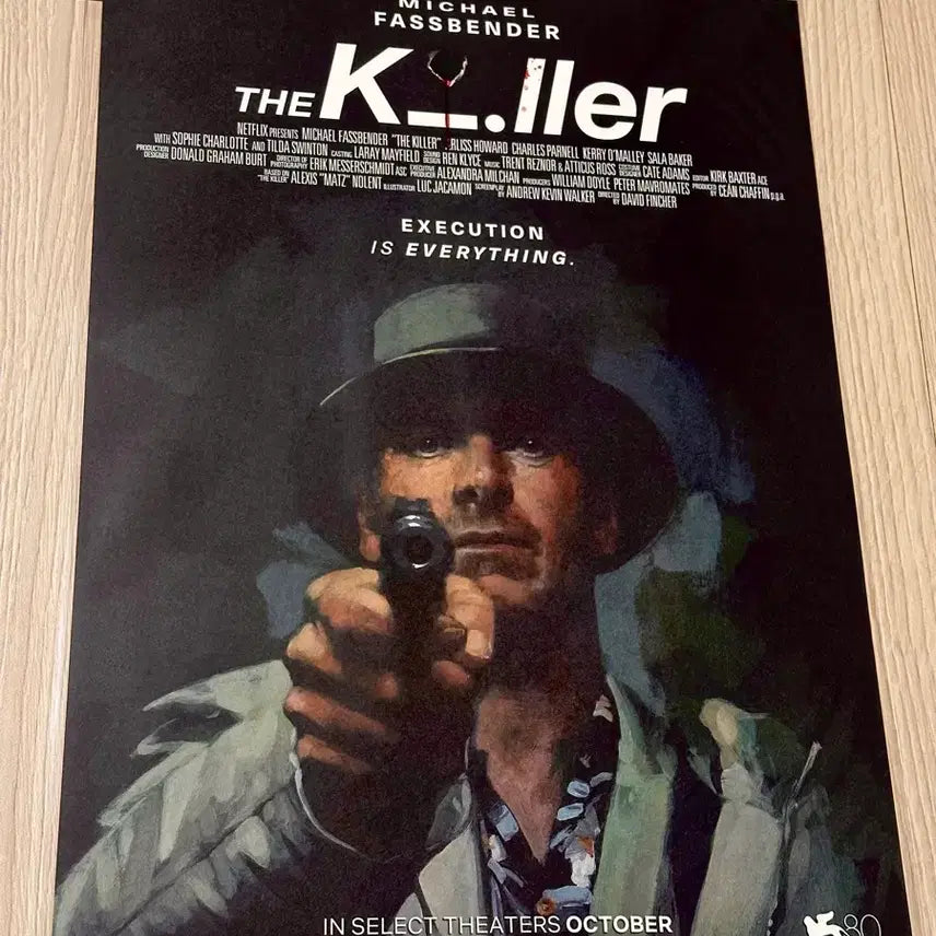 [BUNJANG] The Killer Netflix Original Movie Poster (A3) / [전용박스포장]영화 더 킬러 넷플릭스 오리지널 포스터(A3)