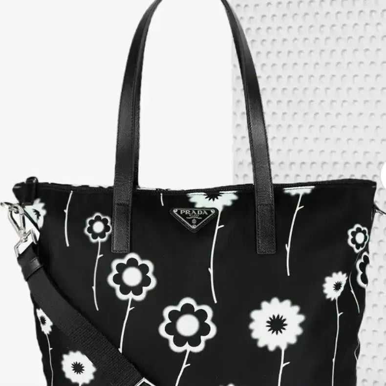[BUNJANG] Prada Pocono Flower Shopper Bag / 프라다 플라워 쇼퍼백