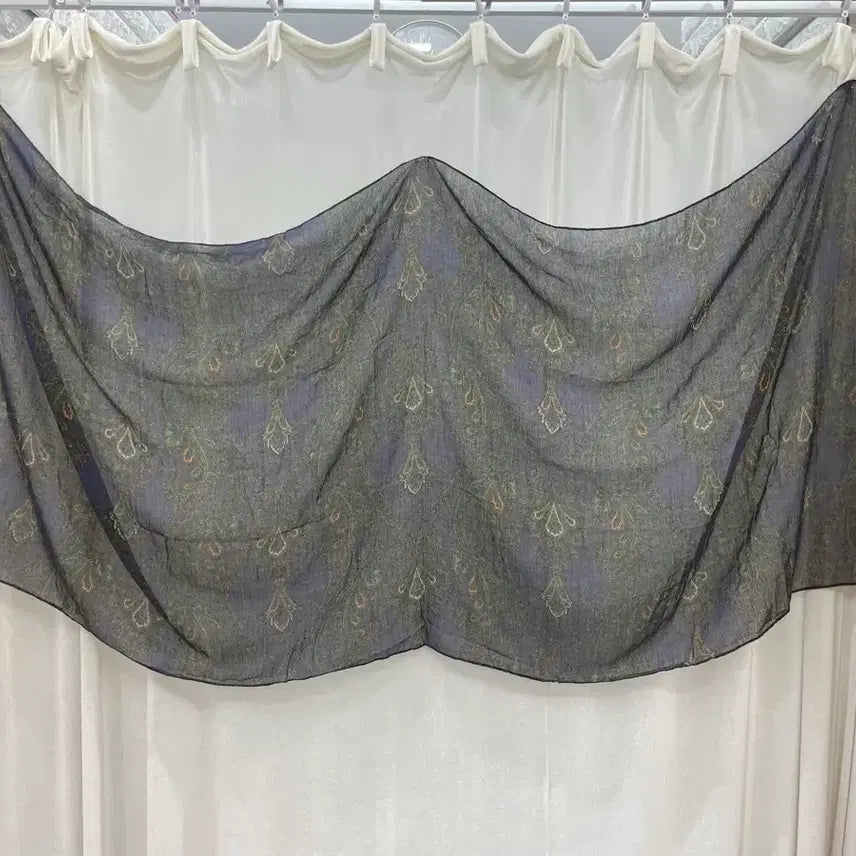 [BUNJANG] Chiffon Paisley Pattern Scarf / 쉬폰 스카프 페이즐리 패턴