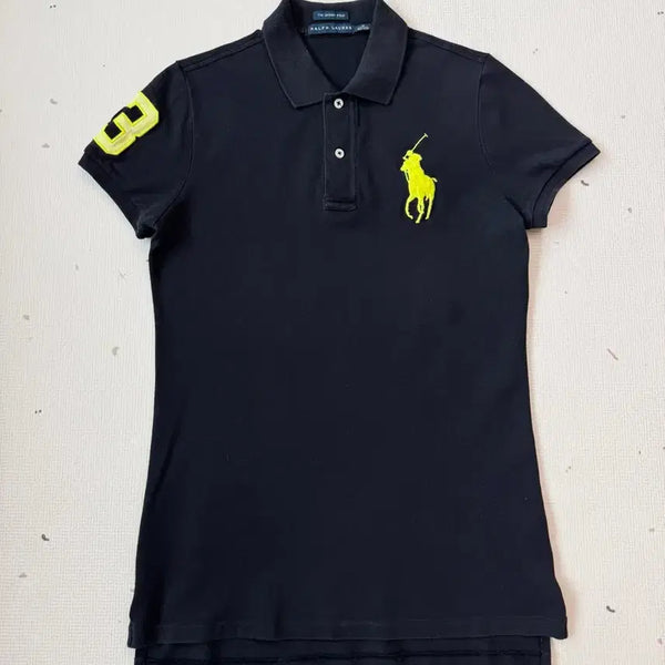 [BUNJANG] Polo Ralph Lauren Big Pony Skinny Fit Polo Shirt / 폴로 랄프로렌 빅포니 스키니핏 카라티