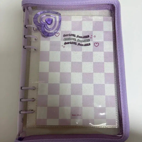[BUNJANG] Fromable 6-Hole Zipper Binder Lavender / 프롬아블 6공 지퍼 바인더 라벤더