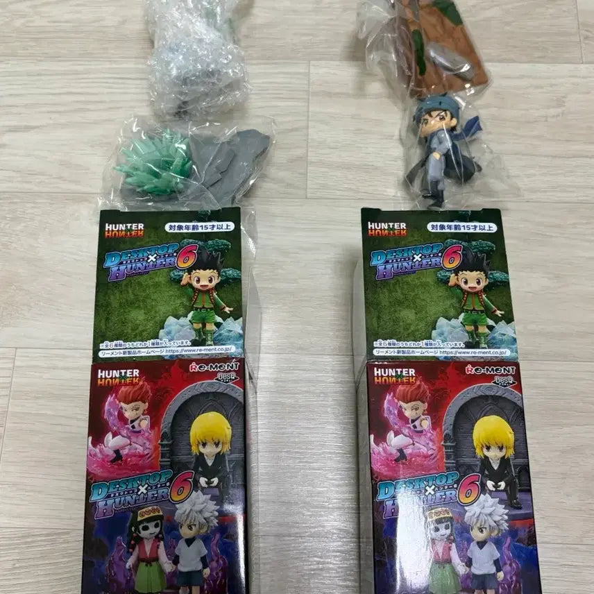 [BUNJANG] Hunter x Hunter Desktop Figure - Chrollo Lucilfer & Leon Leo Set / 헌터헌터 데스크탑 피규어 진 레오리오 일괄 양도