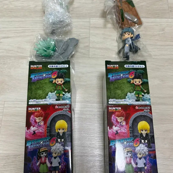 [BUNJANG] Hunter x Hunter Desktop Figure - Chrollo Lucilfer & Leon Leo Set / 헌터헌터 데스크탑 피규어 진 레오리오 일괄 양도