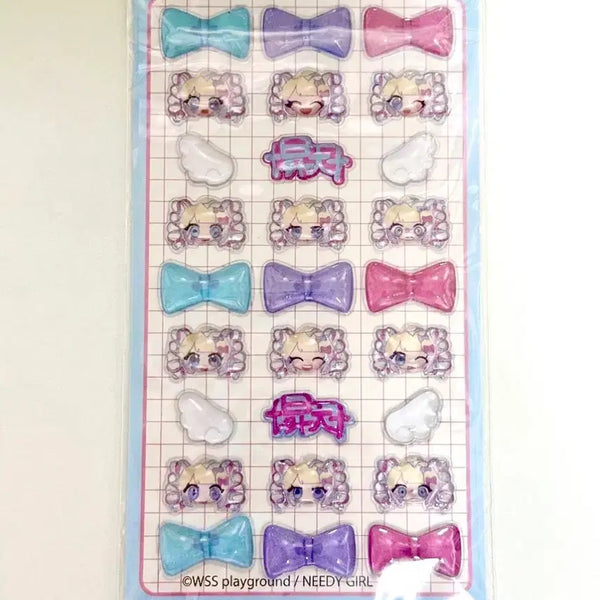 [BUNJANG] Need a Girl Overdose Choten-chan Pukkuri Seal Sticker / 니디걸오버도즈 쵸텐쨩 풋쿠리 씰 스티커