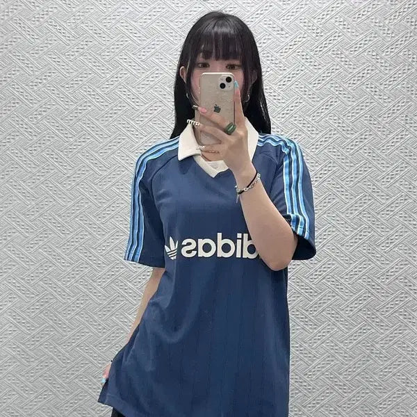 [BUNJANG] Adidas Old School Retro Football Jersey T-shirt L / 아디다스 올드스쿨 레트로 풋볼 축구 져지 반팔티 L C12953