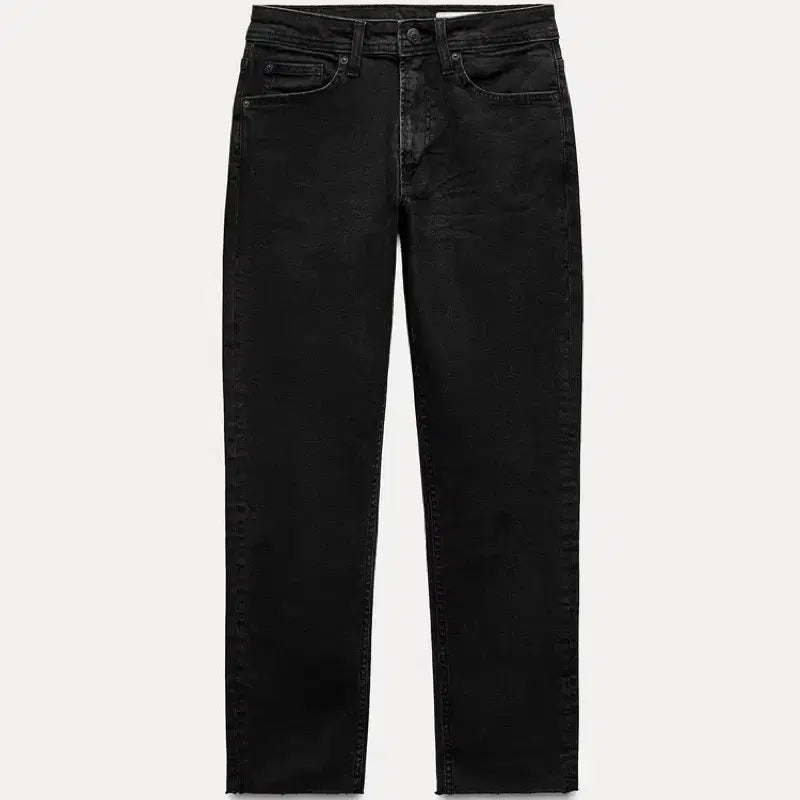 [BUNJANG] Zara Relaxed Slim Washed Black Jeans / 자라 릴랙스드 슬림 워시드 블랙진 38사이즈 새상품