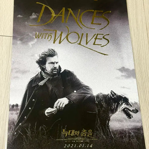 [BUNJANG] Dances with Wolves 30th Anniversary Special Poster (A3) - Ultra Rare Limited Edition / [초희귀한정판]영화 늑대와춤을 30주년 스페셜 포스터(A3)