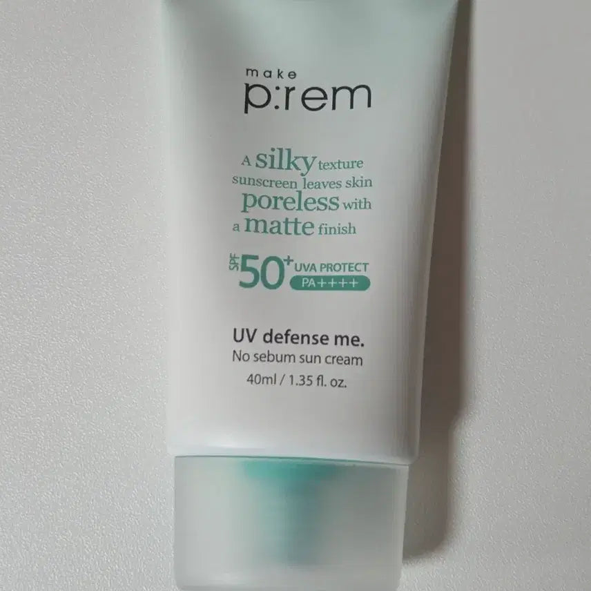 [BUNJANG] Make P:rem UV Defense Me No Sebum Sun Cream / 메이크프렘 유브이 디펜스 미 노 세범 선크림
