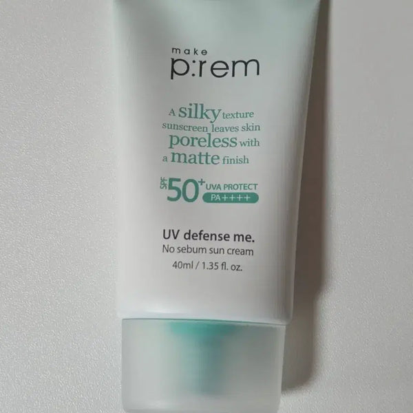 [BUNJANG] Make P:rem UV Defense Me No Sebum Sun Cream / 메이크프렘 유브이 디펜스 미 노 세범 선크림
