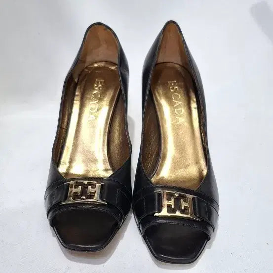 [BUNJANG] Escada Women's Open Toe Heels Shoes / 235 정품 에스까다 여자구두 오픈토구두 정장구두 여름구두