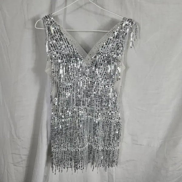 [BUNJANG] Sequin Long Sleeve Top / 스팽글 롱 슬리브