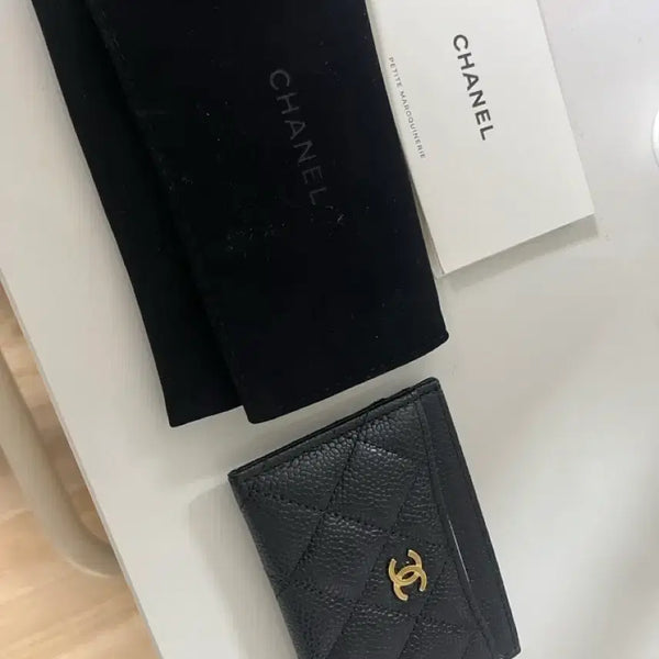 [BUNJANG] Chanel Gold Hardware Card Slot Card Holder / 샤넬 카드슬롯, 카드지갑 금장
