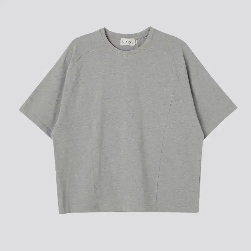 [BUNJANG] LEHV AERO COOL Frame Raglan Crop T-shirt - Grey, L / 새상품 르아브 에어로 쿨 프레임 나그랑 크롭티셔츠 그레이 L