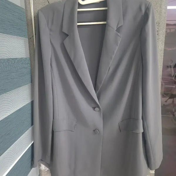 [BUNJANG] Chatelaine Women's Gray Jacket (Size 100) / 샤트렌 그레이 자켓 100