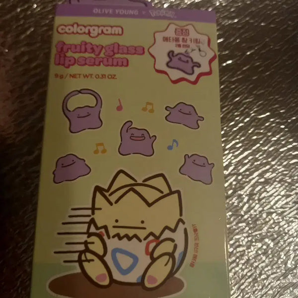 [BUNJANG] Colorgram Pokemon Metamon Tanghulu Lip Serum 08 Soft Beige / 새제품)컬러그램 메타몽 탕후루 립세럼 08 말랑베이지