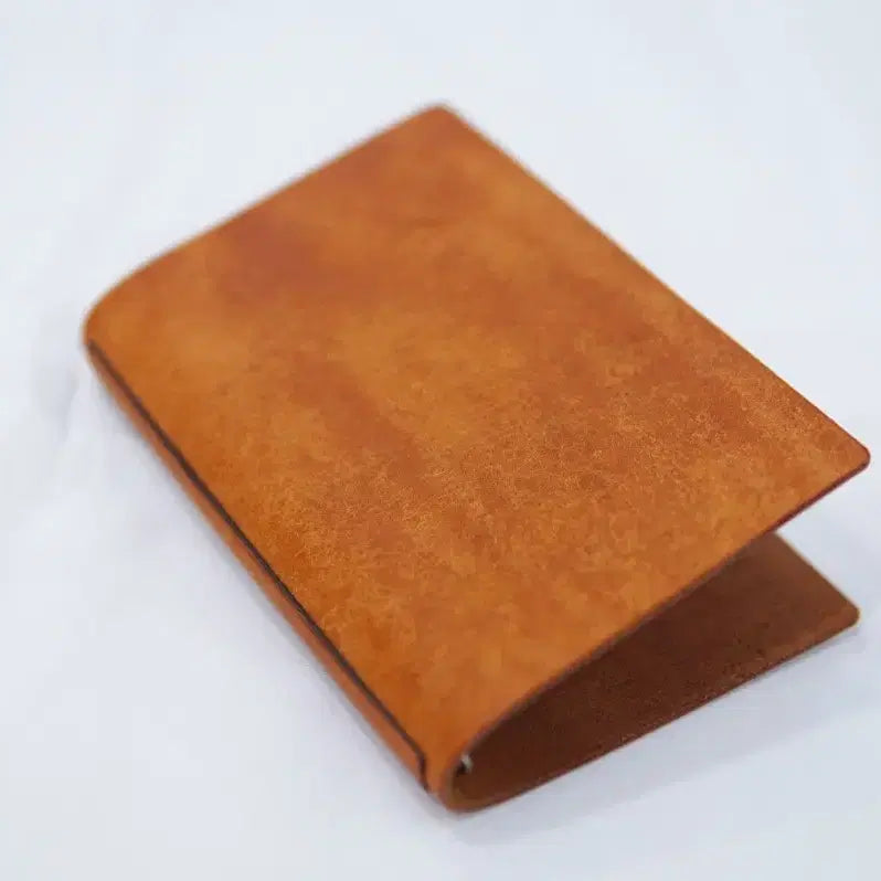 [BUNJANG] E.T.T.A Pueblo Leather 6-Ring Binder Diary (Allmo Color) / 푸에블로 6공 다이어리 올모색상 (가죽바인더)