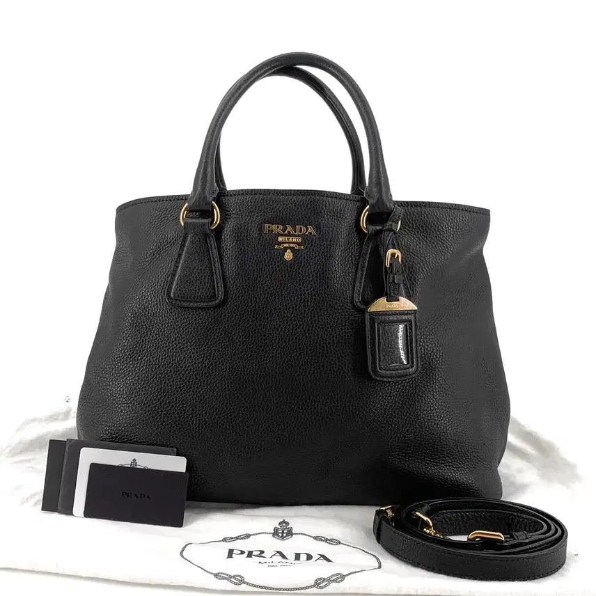 [BUNJANG] Prada Vitello Daino Tote Bag / Shoulder Bag BN2794 / 프라다 비텔로다이노 토트백 겸 숄더백 bn2794