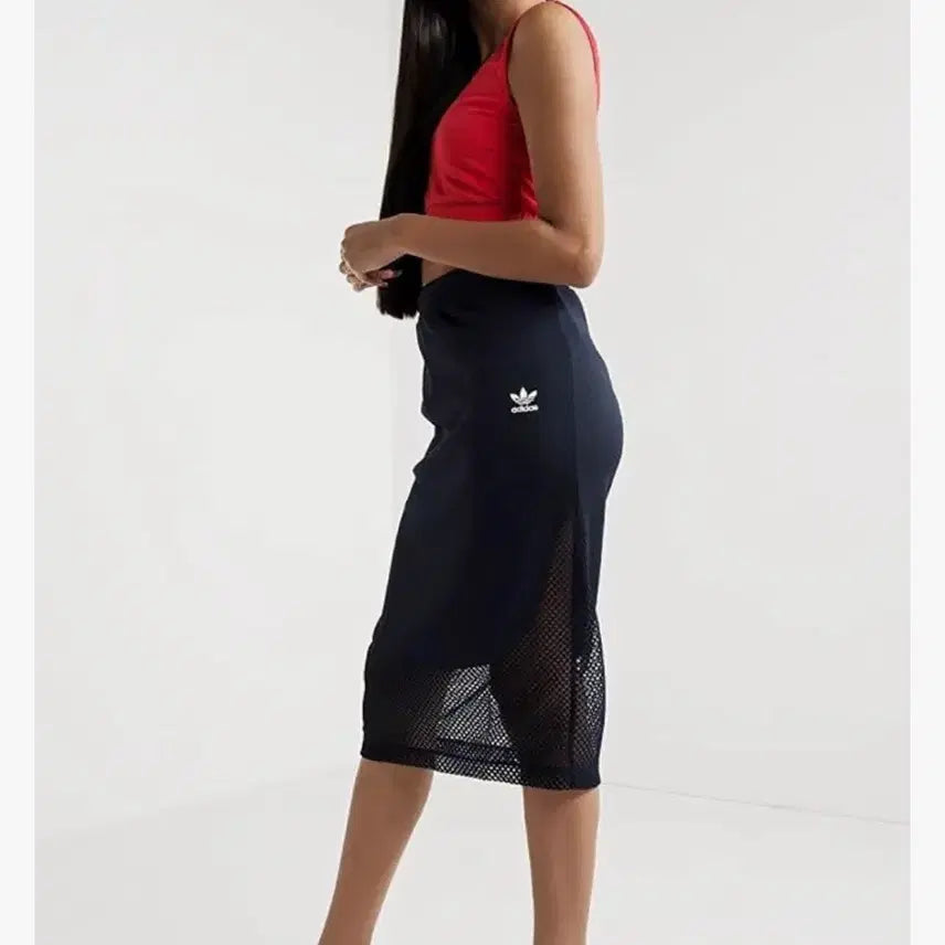 [BUNJANG] Adidas Osaka Midi Skirt Size 100 / 아디다스 오사카 미디 스커트  100사이즈