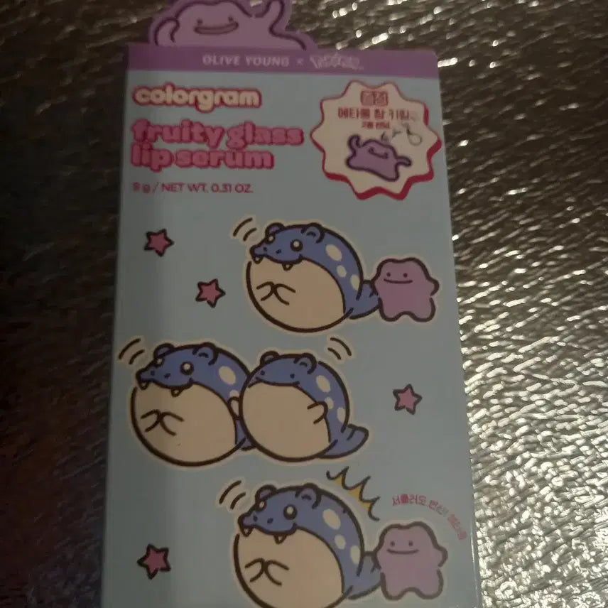 [BUNJANG] Colorgram Pokemon Metamon Tanghulu Lip Serum 02 White Peach / 새제품)컬러그램 메타몽 탕후루 립세럼 02 백복숭아