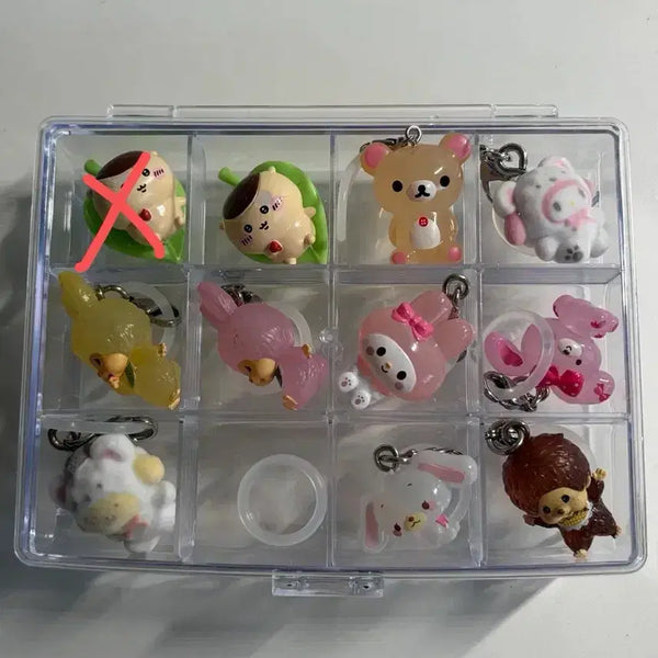 [BUNJANG] Sanrio Monchhichi Chiikawa Rilakkuma Mezushi Keychains / 일본 정품 산리오 몬치치 치이카와 먼작귀 리락쿠마 메지루시 팝니다