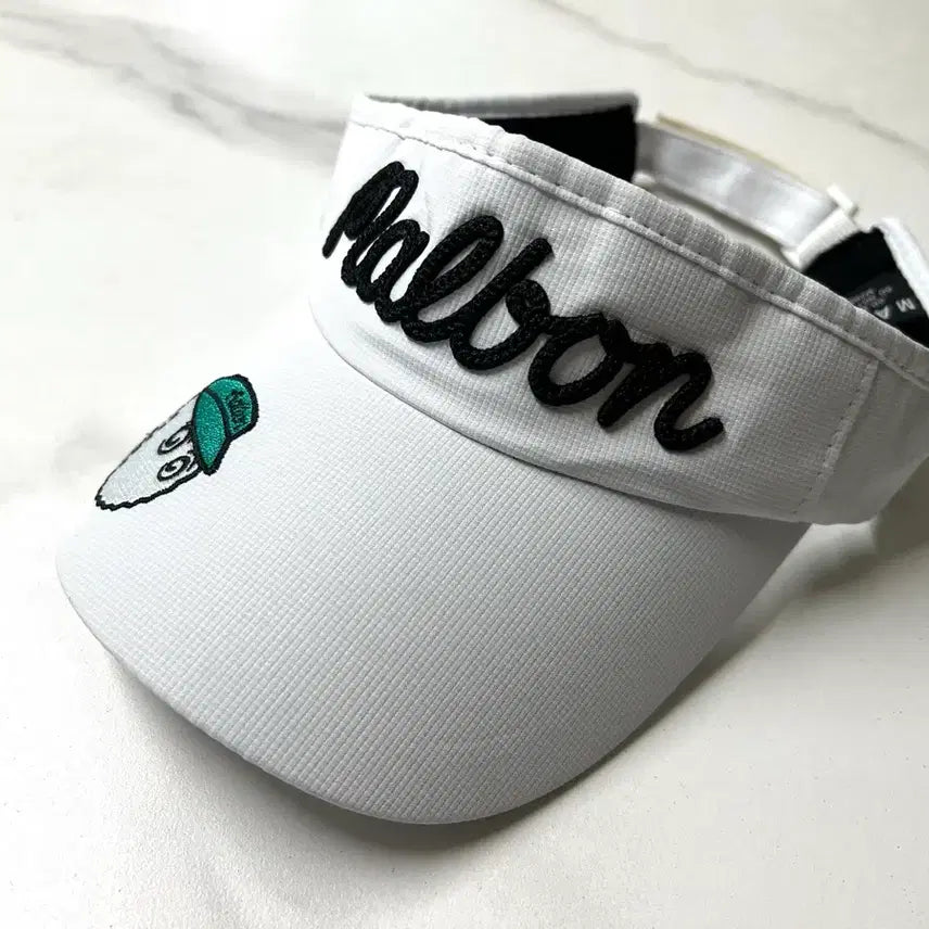 [BUNJANG] Malbon Golf White Sun Visor / [정품] 말본(Malbon) 골프 썬바이저 화이트 판매