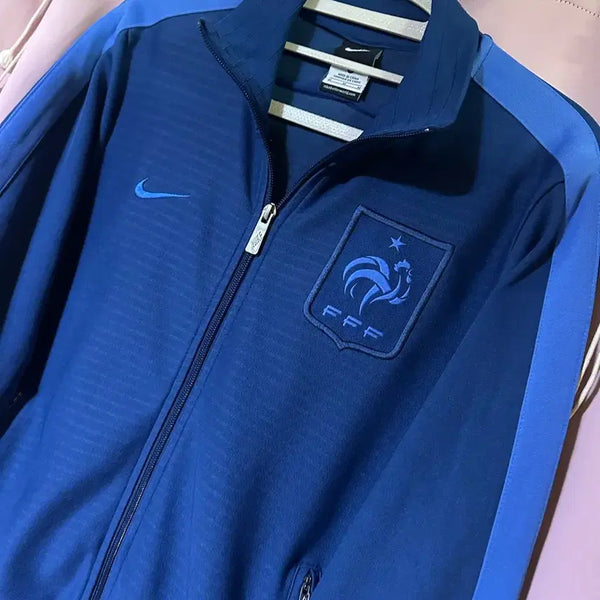 [BUNJANG] Nike France National Football Team Blue Track Jacket / 나이키 져지 나이키 프랑스 축구 져지 블루 트랙탑 나이키 대장 나이키집업