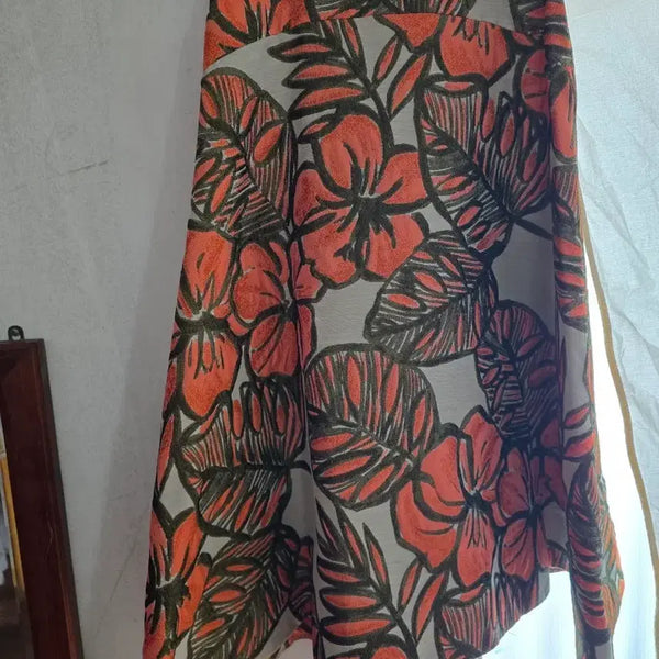 [BUNJANG] Time Jacquard Flower Pattern Long Skirt / 타임 자카드 플라워 스커트