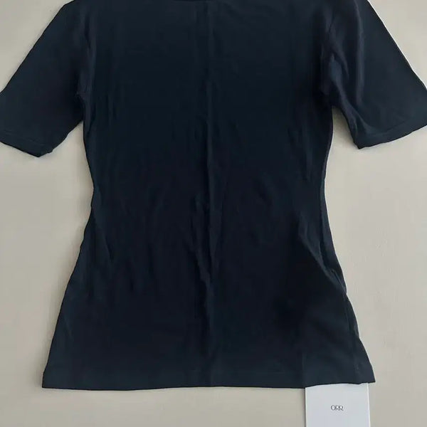 [BUNJANG] OR Boat Neck Short Sleeve T-Shirt / 오르 보트넥 반팔티 새제품