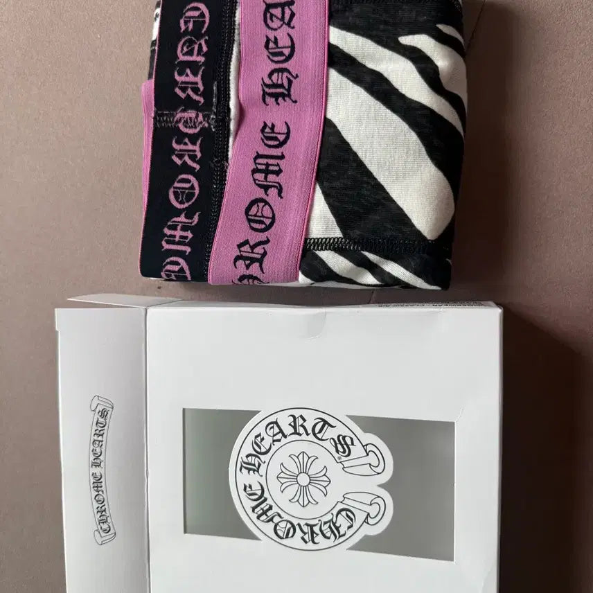 [BUNJANG] Chrome Hearts Boxer Briefs Classic Rib Zebra XL / 크롬하츠 박서 브리프 클래식 립 지브라 XL