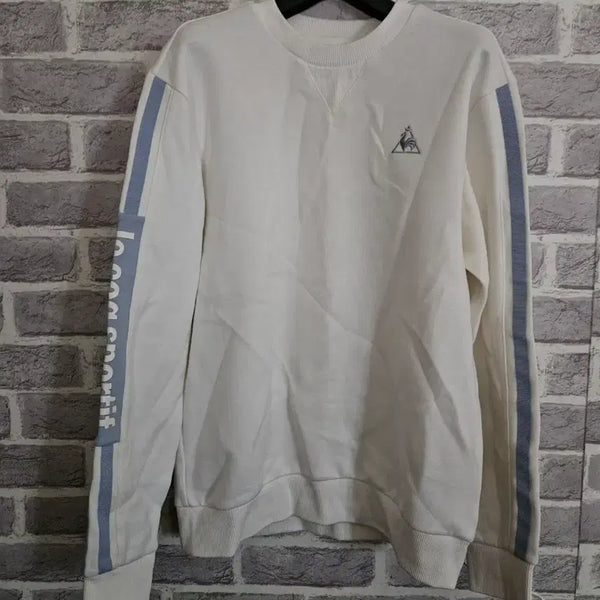 [BUNJANG] Le Coq Sportif White Sweatshirt S / 르꼬끄 화이트 먠투맨 티셔츠S/알뜰한여우