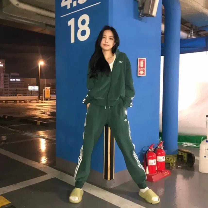 [BUNJANG] Adidas Fleece Track Top Jacket (2XL) / 아디다스 부클져지 트랙탑2xl