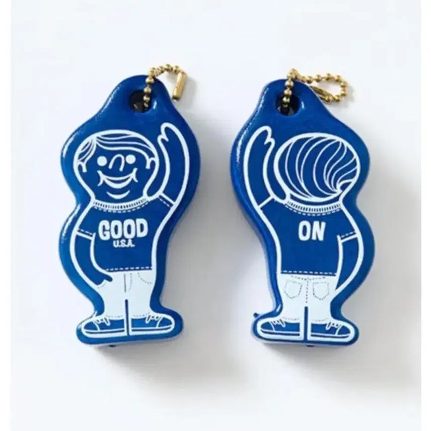 [BUNJANG] Good On Boy Keyring Blue / (새상품) 굿온 보이 키링 블루