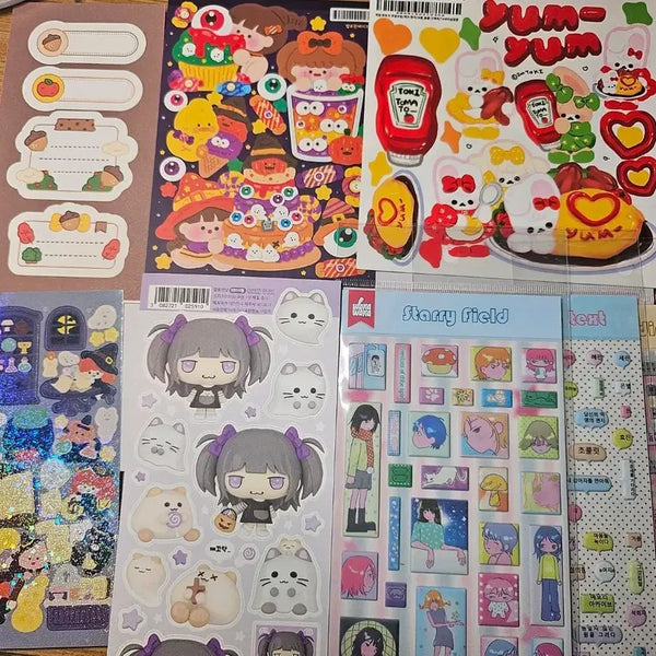 [BUNJANG] Diary Decor Sticker Bundle Set / 다꾸 씰스티커,스티커 일괄