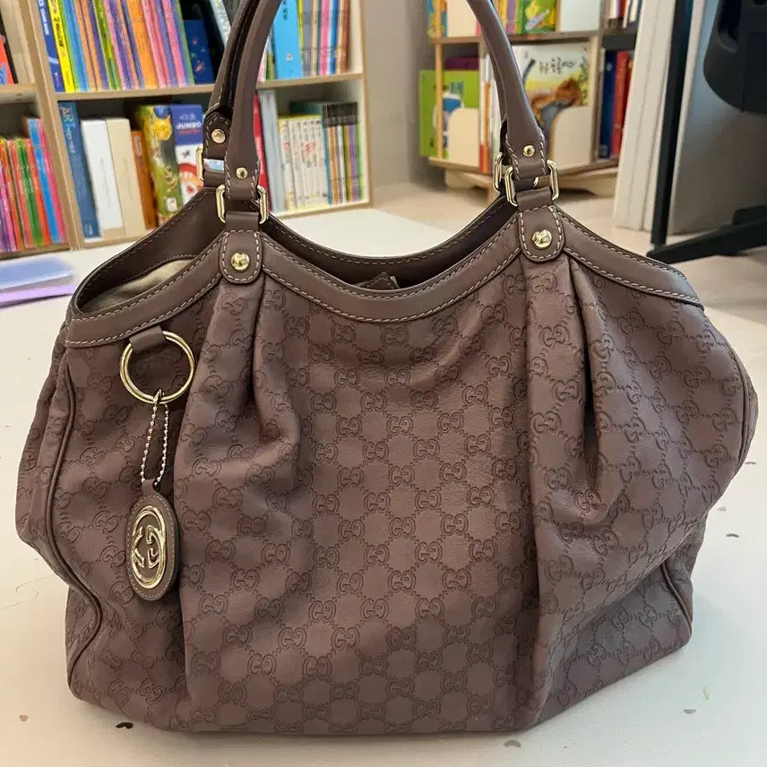 [BUNJANG] Gucci Sukey Leather Tote Bag / 구찌 시마 수키 레더 토트백[상태 A+] 저렴하게 판매해요!