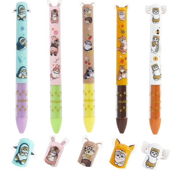 [BUNJANG] Mofsand Mimi Series Animal Ballpoint Pen 0.5mm / [당일발송] 모프샌드 볼펜 미미 0.5mm 동물 일본 정품 토끼 레서판다