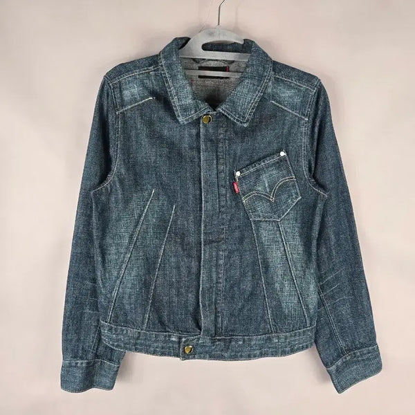 [BUNJANG] Levi's Kids Engineered Jean Denim Jacket 165 / [무료배송]리바이스 키165 엔지니어드 진 데님 청 자켓