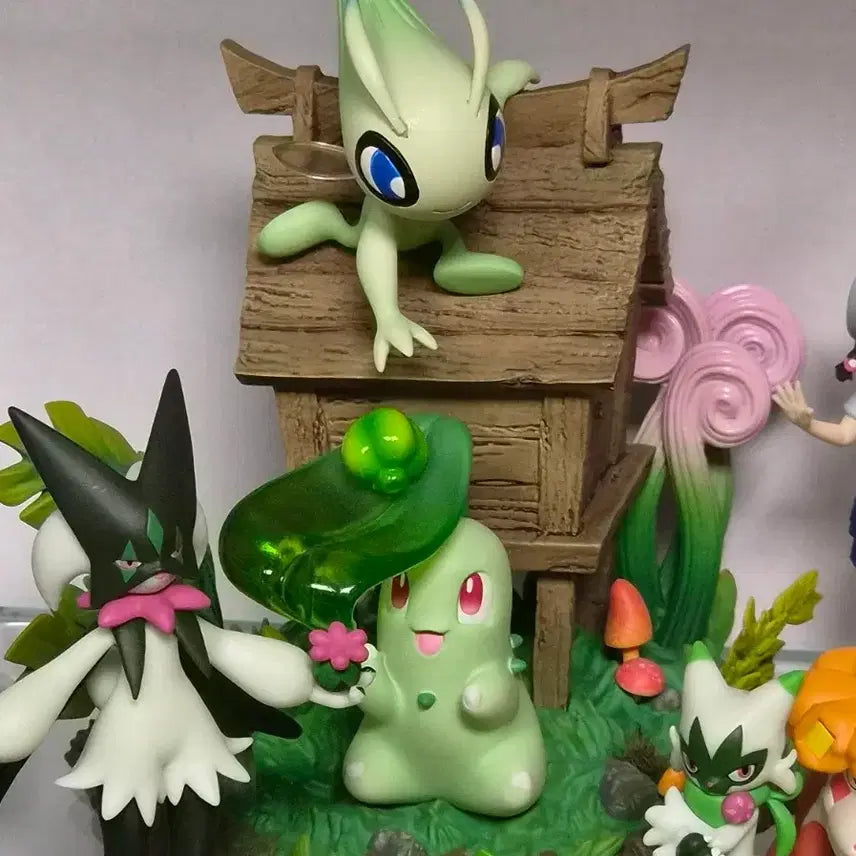 [BUNJANG] KF Studio Chikorita Resin Figure / KF STUDIO 세레비 치코리타 레진 피규어