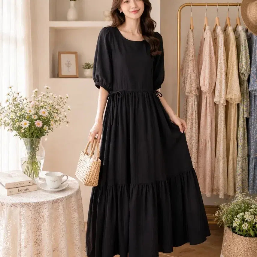[BUNJANG] Plastic Island Long Dress New Arrival / 플라스틱아일랜드 롱 원피스 새상품