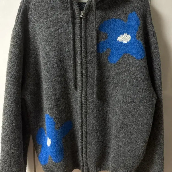 [BUNJANG] aeae Daisy Knit Hoodie / aeae daisy knit hoodie