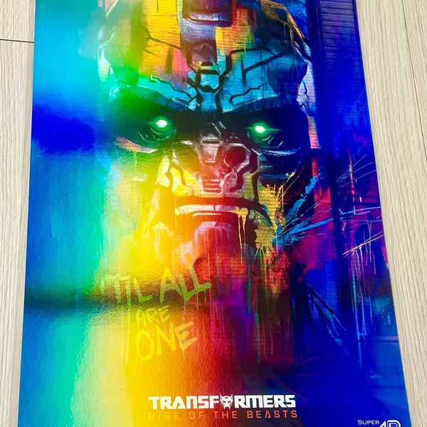[BUNJANG] Transformers: Rise of the Beasts Super 4D Movie Poster (A3) / [2023초희귀한정판]영화 트랜스포머 비스트 수퍼4D 포스터(A3)