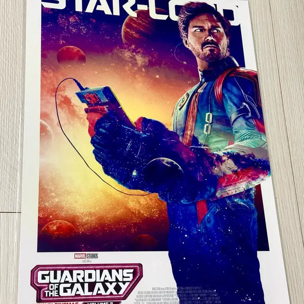 [BUNJANG] Guardians of the Galaxy Vol. 3 Star-Lord A3 Movie Poster / [2023초희귀한정판]영화 마블 가디언즈오브갤럭시3 스타로드 포스터A3