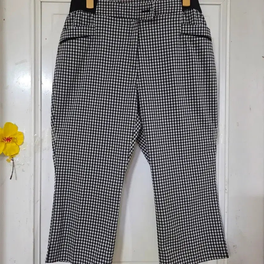 [BUNJANG] Premium Rayon Cotton 7/10 Length Wide Leg Banding Pants / 여름 시원한 고급스러운 디자인이쁜  레이온  면  7부 밴딩 베기통바지