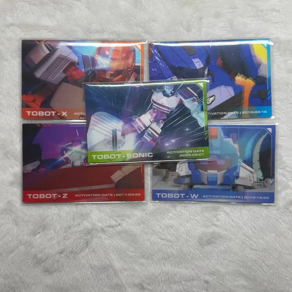 [BUNJANG] Tobot Lenticular Cards (X, Y, Z, W, Sonic) Bundle Set / 또봇 팝업 렌티큘러 x y z w 소닉 일괄 판매