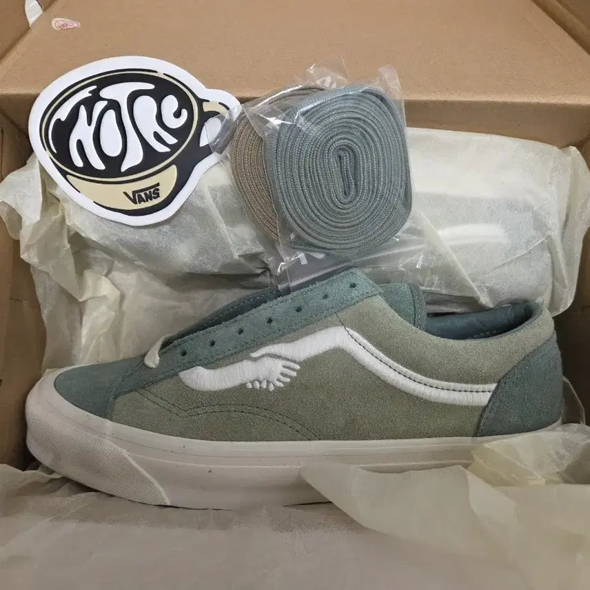 [BUNJANG] Vans Vault x Notre OG Style 36 LX Green Suede Sneakers / [새상품/265] 반스 볼트 x 노트레 OG 스타일 36 LX 그린