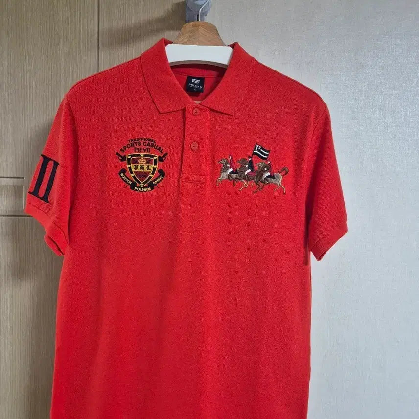[BUNJANG] Polham Polo T-Shirt Red (Men's 100) / 폴햄 폴로 티셔츠 레드(100)