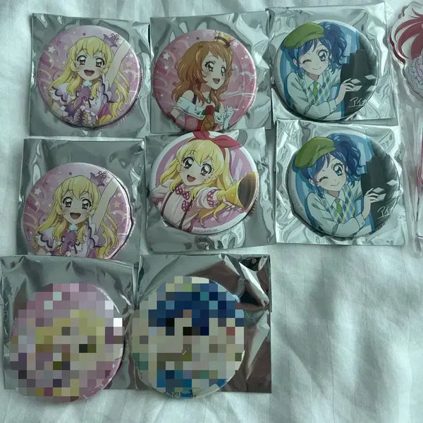 [BUNJANG] Aikatsu! The Movie Campaign Can Badges - Ichigo, Aoi, Akari, Ran / 아이카츠 극장판 캔뱃지 이치고 아오이 아카리 란