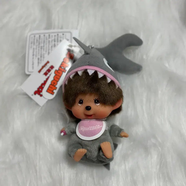 [BUNJANG] Rare Monchhichi Shark Keychain / 희귀 몬치치 샤크 상어 키링