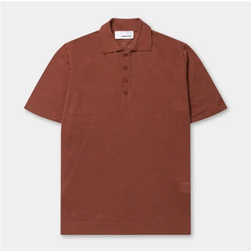 [BUNJANG] SERIES Linen Collar Knit T-Shirt / 시리즈 린넨 카라 니트 티셔츠 새제품