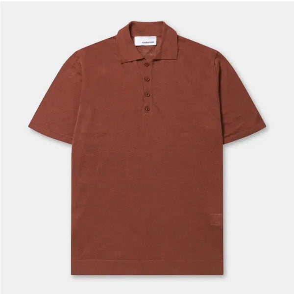 [BUNJANG] SERIES Linen Collar Knit T-Shirt / 시리즈 린넨 카라 니트 티셔츠 새제품