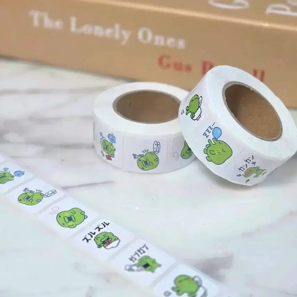 [BUNJANG] Goochi Pachi 500 Sheets Roll Stickers / 구치파치 롤 스티커 500매